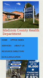 Mobile Screenshot of madisoncountyhealth.us